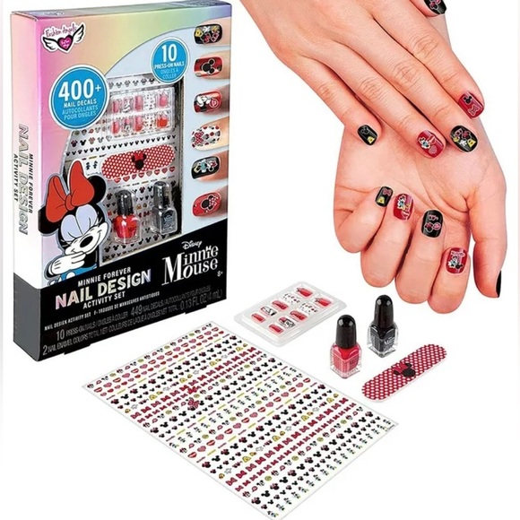 MINNIE MOUSE NAIL DESIGN SET - Picture 1 of 5